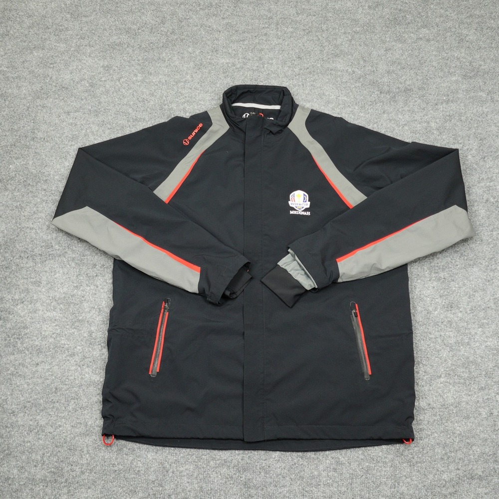 Sunice Jacket Mens Large Black 2012 Ryder Cup Medinah Typhoon Zephal Waterproof